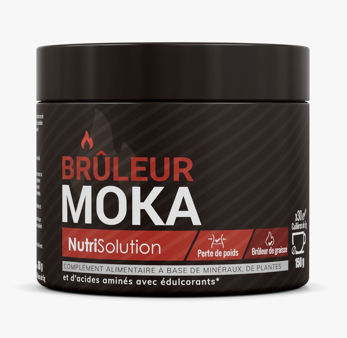 Boîte de Brûleur Moka, complément alimentaire en poudre à mélanger au café
